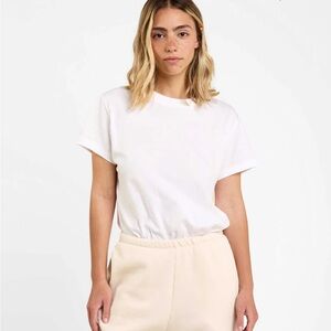 Nuuds Everyday T-Shirt Bodysuit White Medium